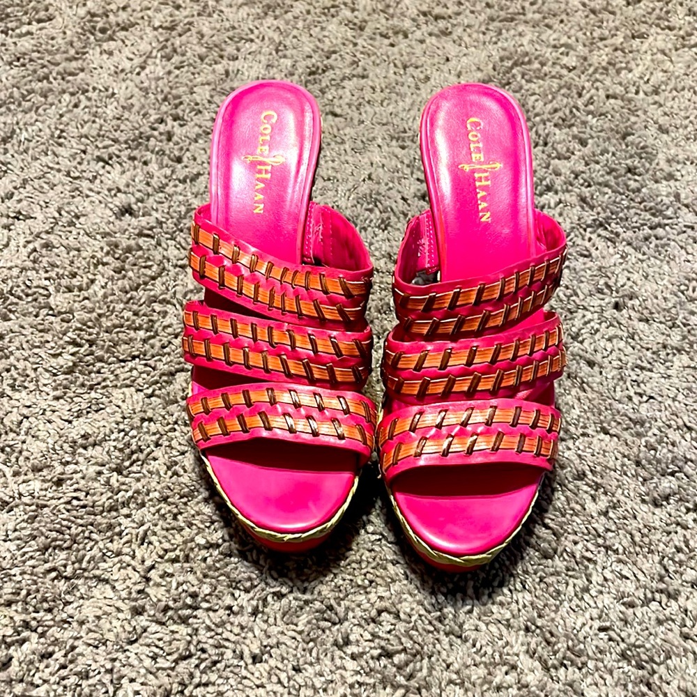 Pink slip on wedges